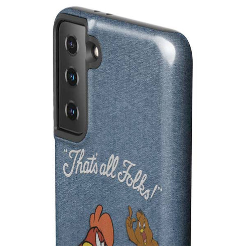 Looney Tunes Foghorn Leghorn Thats All Folks Galaxy S21 FE Pro Case