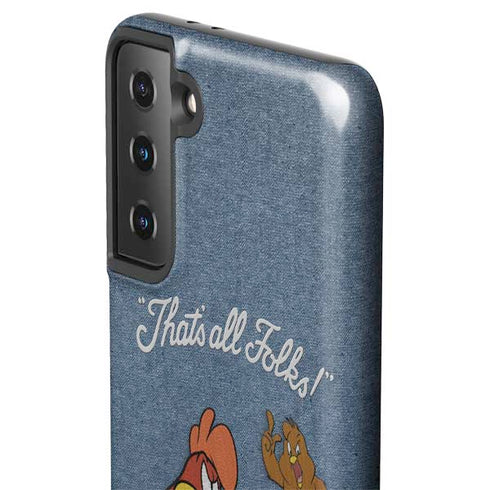 Looney Tunes Foghorn Leghorn Thats All Folks Galaxy S21 Plus 5G Pro Case