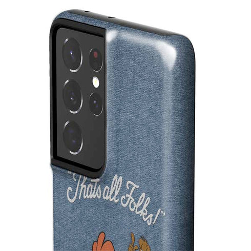 Looney Tunes Foghorn Leghorn Thats All Folks Galaxy S21 Ultra 5G Pro Case