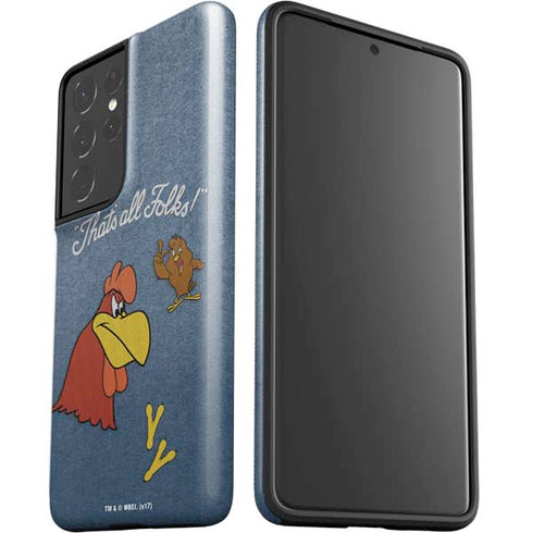 Looney Tunes Foghorn Leghorn Thats All Folks Galaxy S21 Ultra 5G Pro Case