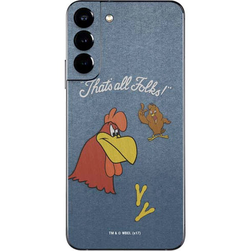 Looney Tunes Foghorn Leghorn Thats All Folks Galaxy S22 Plus Skin