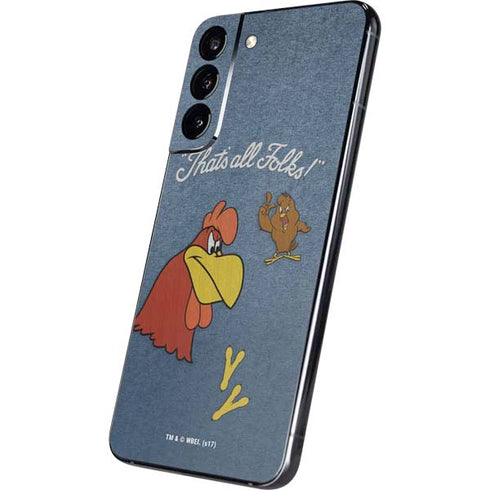 Looney Tunes Foghorn Leghorn Thats All Folks Galaxy S22 Plus Skin