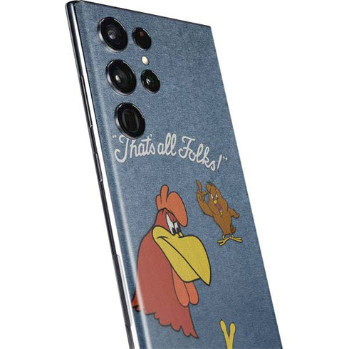 Looney Tunes Foghorn Leghorn Thats All Folks Galaxy S22 Ultra Skin