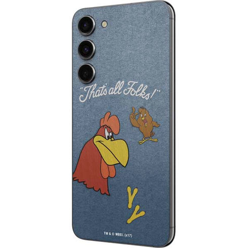 Looney Tunes Foghorn Leghorn Thats All Folks Galaxy S23 Plus Skin
