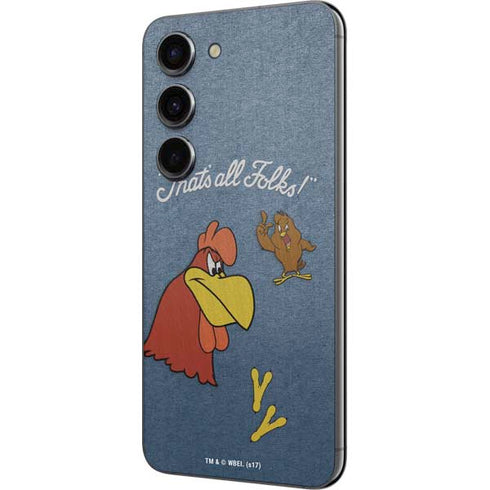 Looney Tunes Foghorn Leghorn Thats All Folks Galaxy S23 Skin