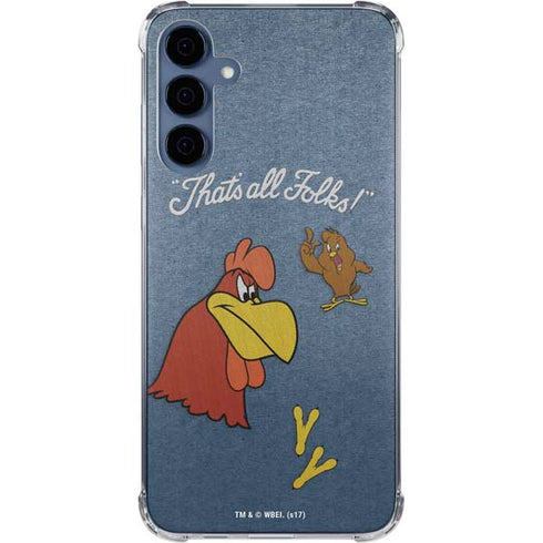 Looney Tunes Foghorn Leghorn Thats All Folks Galaxy S24 Clear Case
