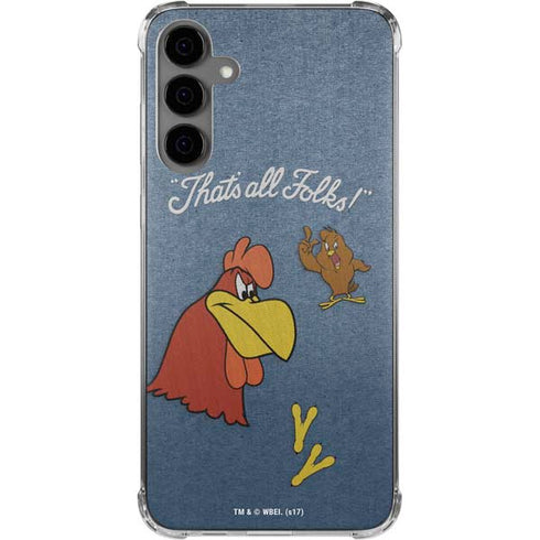 Looney Tunes Foghorn Leghorn Thats All Folks Galaxy S24 Plus Clear Case
