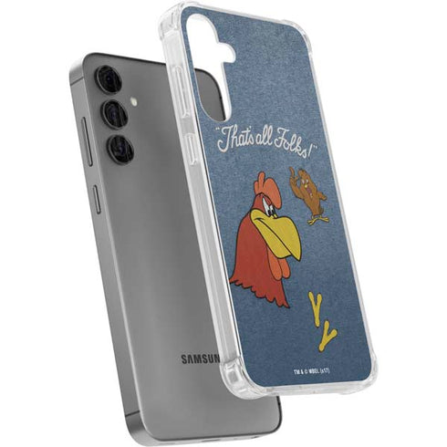 Looney Tunes Foghorn Leghorn Thats All Folks Galaxy S24 Plus Clear Case