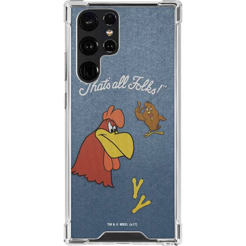 Looney Tunes Foghorn Leghorn Thats All Folks Galaxy S24 Ultra Clear Case
