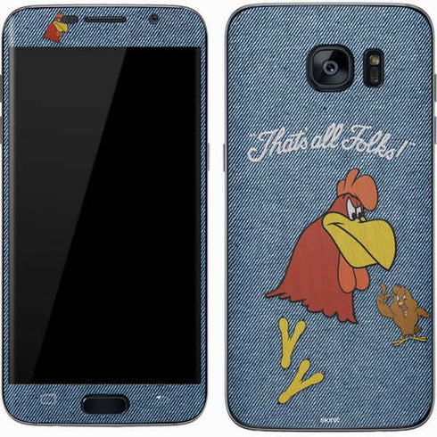Looney Tunes Foghorn Leghorn Thats All Folks Galaxy S7 Skin