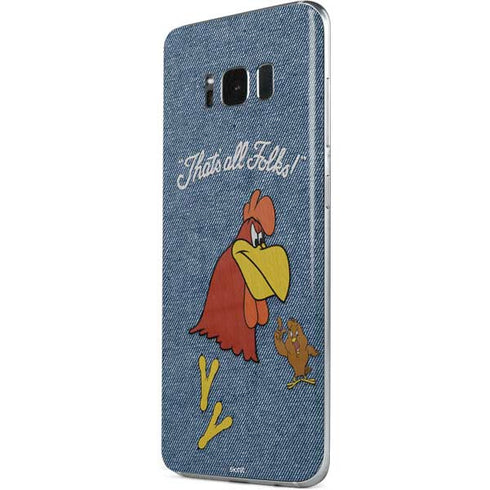 Looney Tunes Foghorn Leghorn Thats All Folks Galaxy S8 Plus Skin