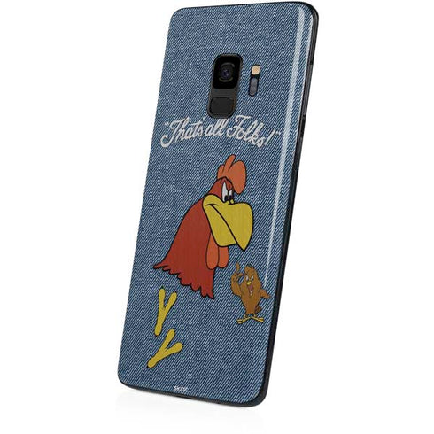 Looney Tunes Foghorn Leghorn Thats All Folks Galaxy S9 Skin