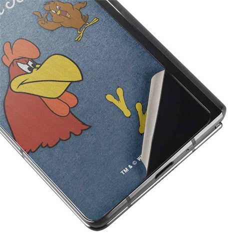 Looney Tunes Foghorn Leghorn Thats All Folks Galaxy Z Fold2 5G Skin