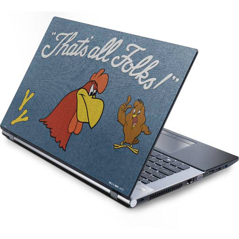 Looney Tunes Foghorn Leghorn Thats All Folks Generic Laptop Skin