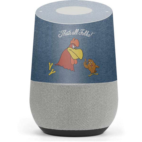 Looney Tunes Foghorn Leghorn Thats All Folks Google Home Skin