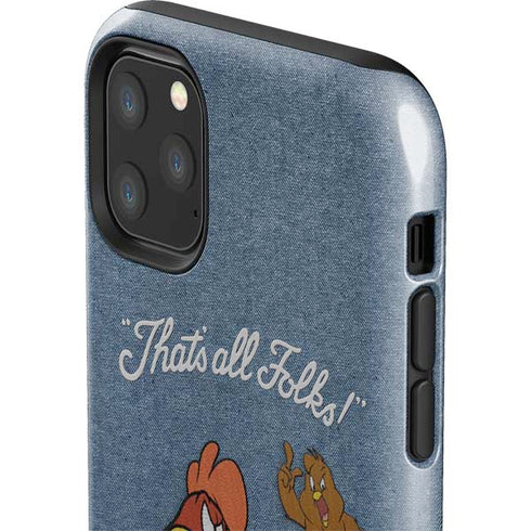 Looney Tunes Foghorn Leghorn Thats All Folks iPhone 11 Pro Max Impact Case