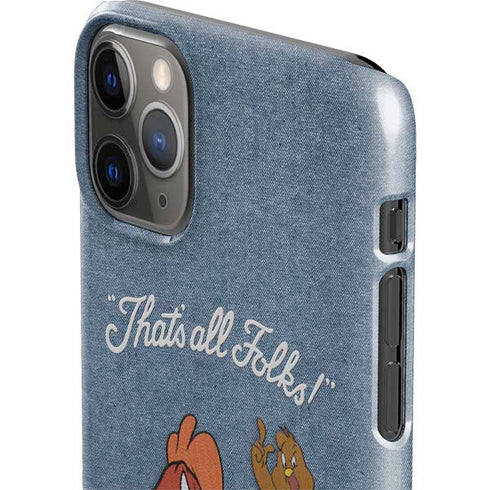 Looney Tunes Foghorn Leghorn Thats All Folks iPhone 11 Pro Max Lite Case