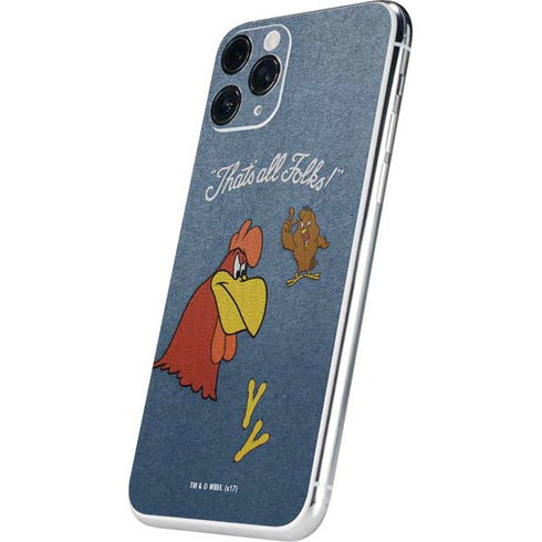Looney Tunes Foghorn Leghorn Thats All Folks iPhone 11 Pro Skin