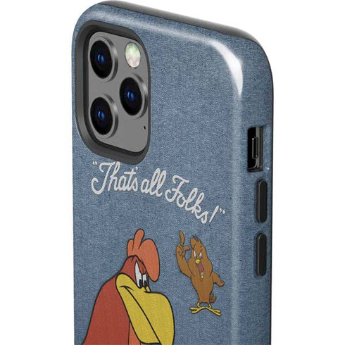 Looney Tunes Foghorn Leghorn Thats All Folks iPhone 12 Pro Max Impact Case