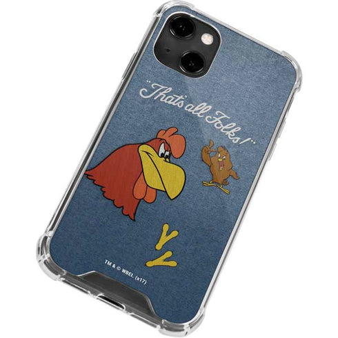 Looney Tunes Foghorn Leghorn Thats All Folks iPhone 13 Clear Case