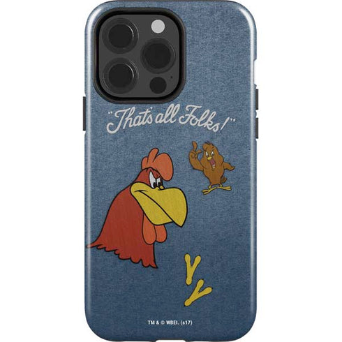 Looney Tunes Foghorn Leghorn Thats All Folks iPhone 13 Pro Impact Case