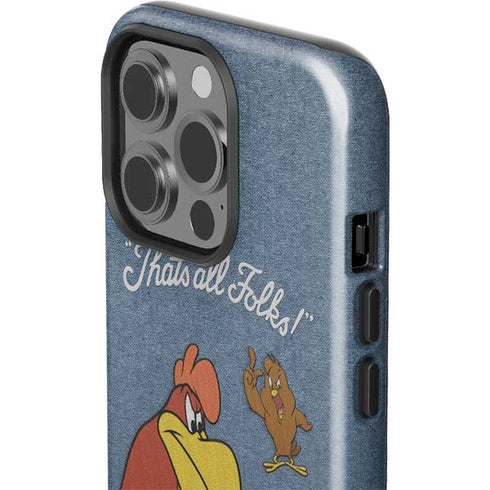Looney Tunes Foghorn Leghorn Thats All Folks iPhone 13 Pro Impact Case