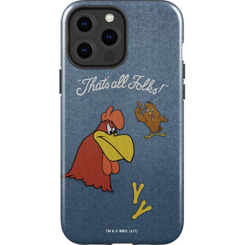 Looney Tunes Foghorn Leghorn Thats All Folks iPhone 13 Pro Max Impact Case