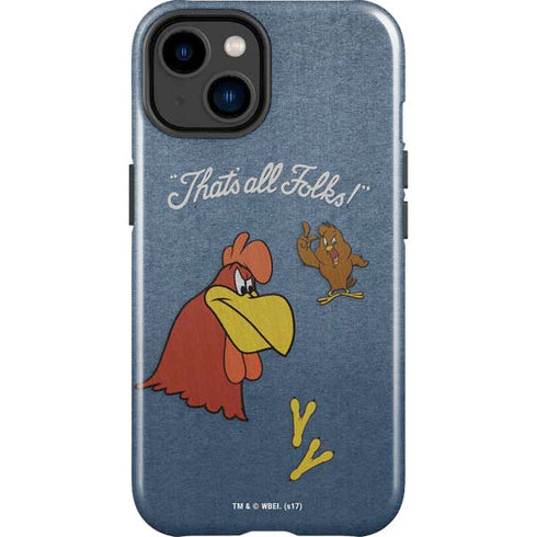 Looney Tunes Foghorn Leghorn Thats All Folks iPhone 14 Plus Impact Case