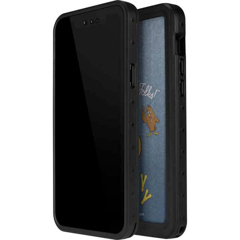 Looney Tunes Foghorn Leghorn Thats All Folks iPhone 14 Pro Max Waterproof Case
