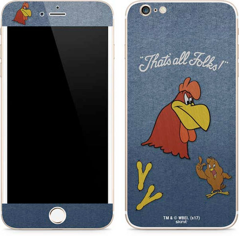 Looney Tunes Foghorn Leghorn Thats All Folks iPhone 6/6s Plus Skin