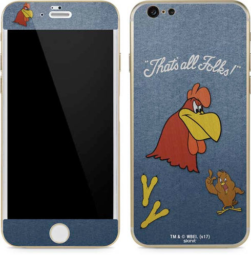 Looney Tunes Foghorn Leghorn Thats All Folks iPhone 6/6s Skin