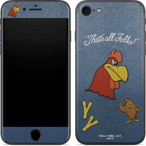 Looney Tunes Foghorn Leghorn Thats All Folks iPhone 7 Skin