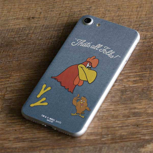 Looney Tunes Foghorn Leghorn Thats All Folks iPhone 7 Skin