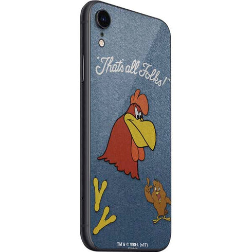 Looney Tunes Foghorn Leghorn Thats All Folks iPhone SE (2nd & 3rd Gen) Skin