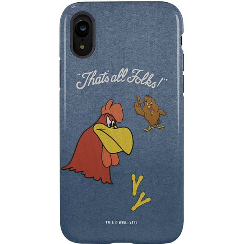 Looney Tunes Foghorn Leghorn Thats All Folks iPhone XR Pro Case
