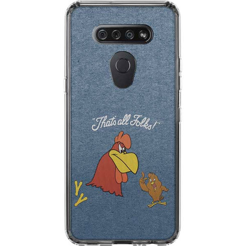 Looney Tunes Foghorn Leghorn Thats All Folks LG K51/Q51 Clear Case