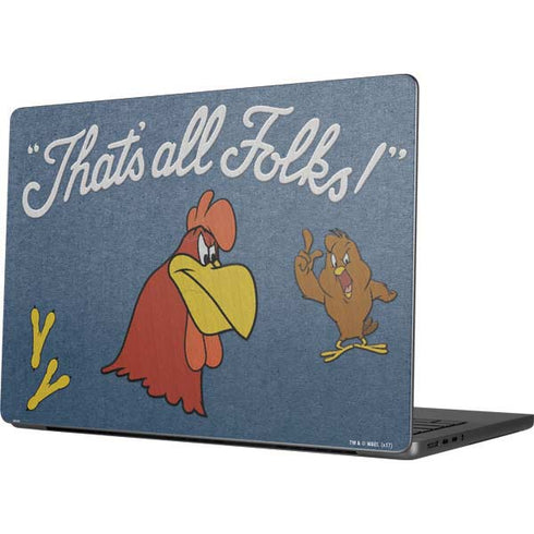 Looney Tunes Foghorn Leghorn Thats All Folks MacBook Pro 14in (2021-24) Skin