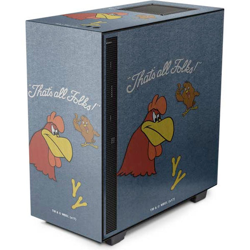 Looney Tunes Foghorn Leghorn Thats All Folks NZXT H510 Compact ATX Mid-Tower Case Skin