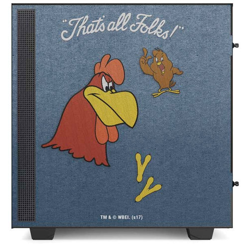 Looney Tunes Foghorn Leghorn Thats All Folks NZXT H510 Compact ATX Mid-Tower Case Skin