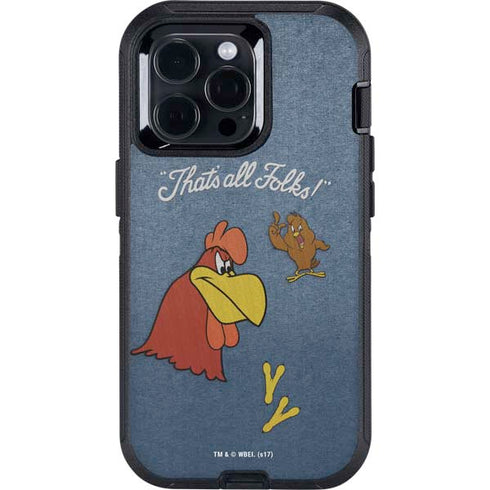 Looney Tunes Foghorn Leghorn Thats All Folks Otterbox Defender iPhone Skin