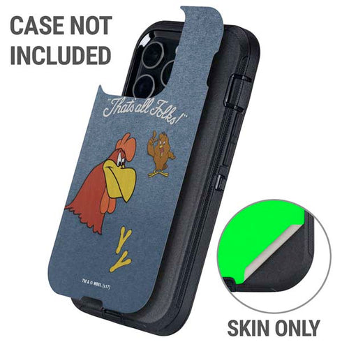 Looney Tunes Foghorn Leghorn Thats All Folks Otterbox Defender iPhone Skin