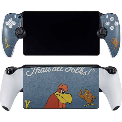 Looney Tunes Foghorn Leghorn Thats All Folks PlayStation Portal Remote Player Skin