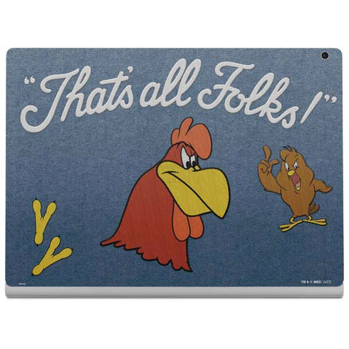 Looney Tunes Foghorn Leghorn Thats All Folks Surface Book 2 13.5in Skin