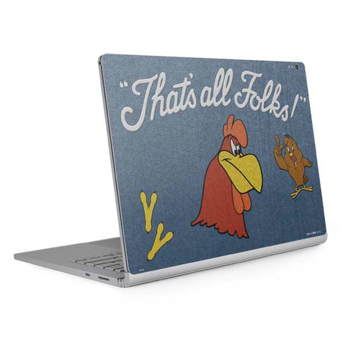 Looney Tunes Foghorn Leghorn Thats All Folks Surface Book 2 15in Skin
