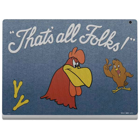 Looney Tunes Foghorn Leghorn Thats All Folks Surface Book 2 15in Skin