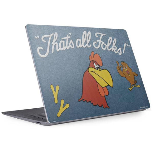 Looney Tunes Foghorn Leghorn Thats All Folks Surface Laptop 3 13.5in Skin