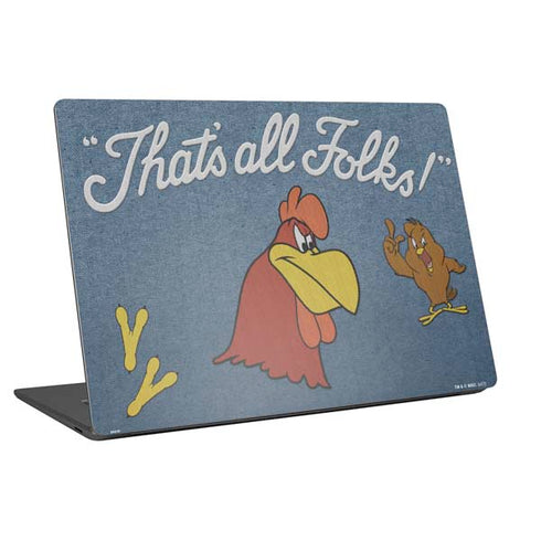 Looney Tunes Foghorn Leghorn Thats All Folks Universal Laptop 15in (12.2 x 8.8in) Skin