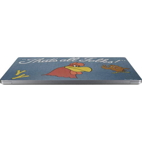 Looney Tunes Foghorn Leghorn Thats All Folks Universal Laptop 17in (13.8 x 10in) Skin