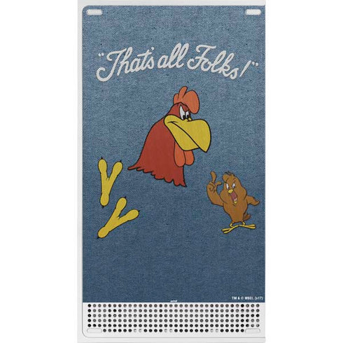 Looney Tunes Foghorn Leghorn Thats All Folks Xbox Series S Bundle Skin