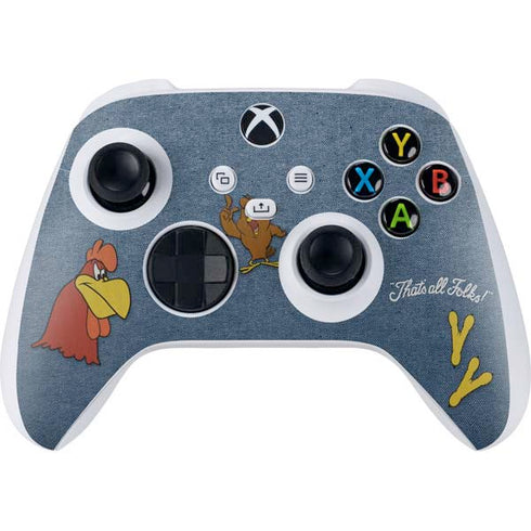 Looney Tunes Foghorn Leghorn Thats All Folks Xbox Series S Controller Skin